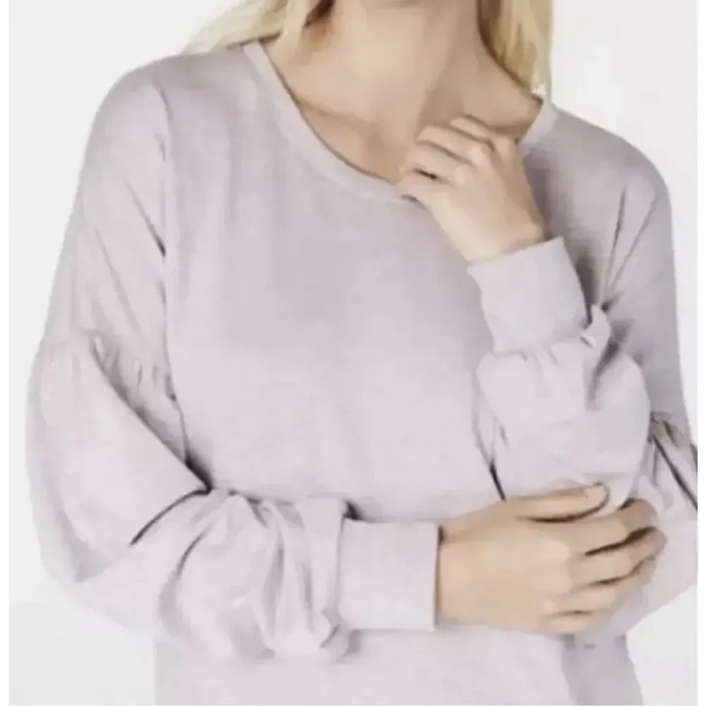 Ideology Women's Fitness Activewear Sweatshirt Pink Heather Size Large NWT